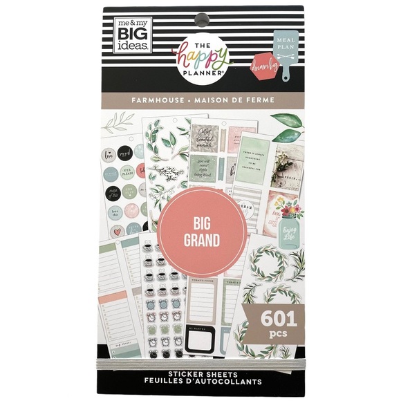The Happy Planner Big Farmhouse Sticker Book